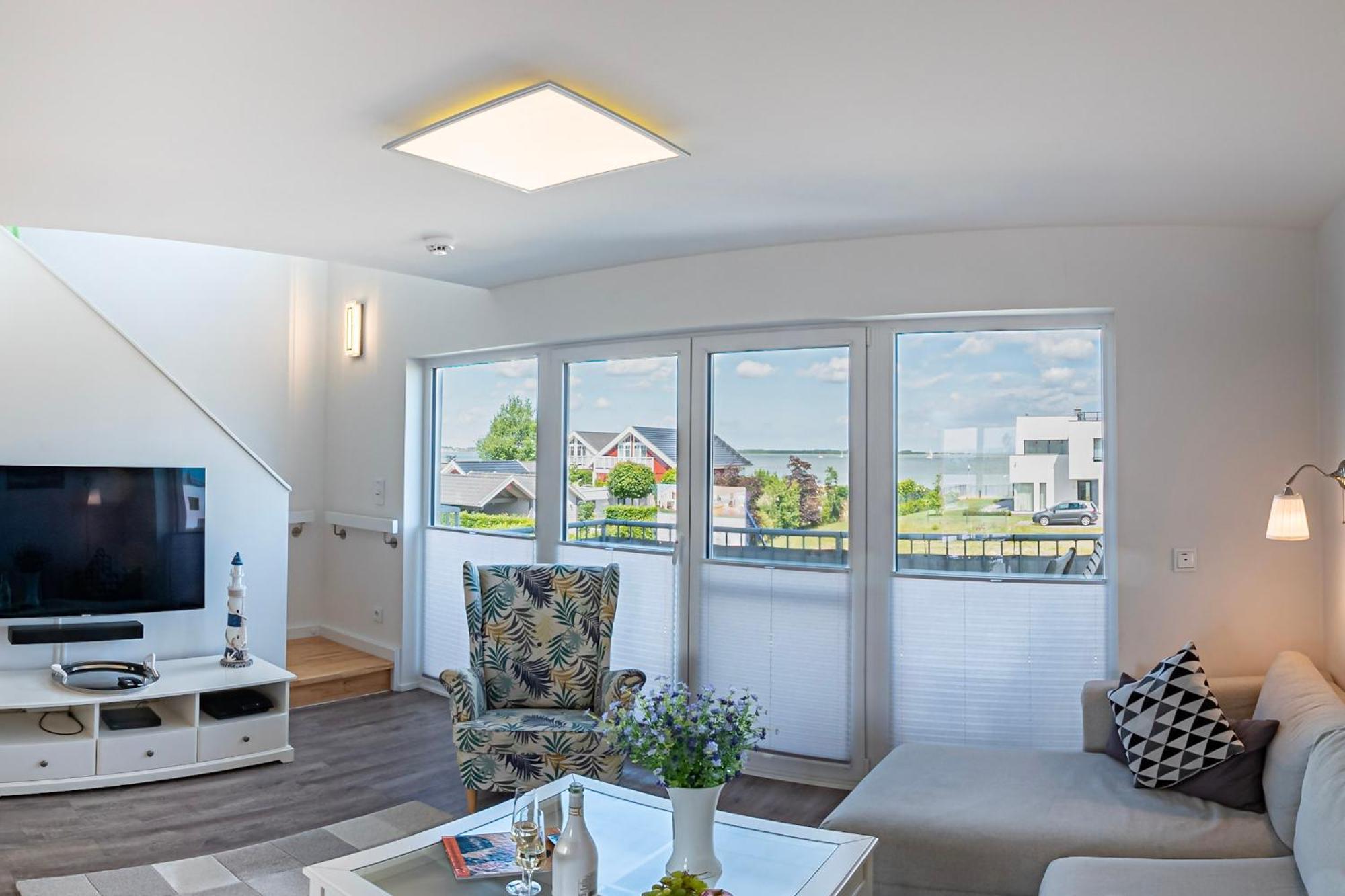Maisonette Fewo Ostseeflair By Seeblick Ferien Oro, Erste Wasserreihe, E-Saeule Olpenitz Luaran gambar