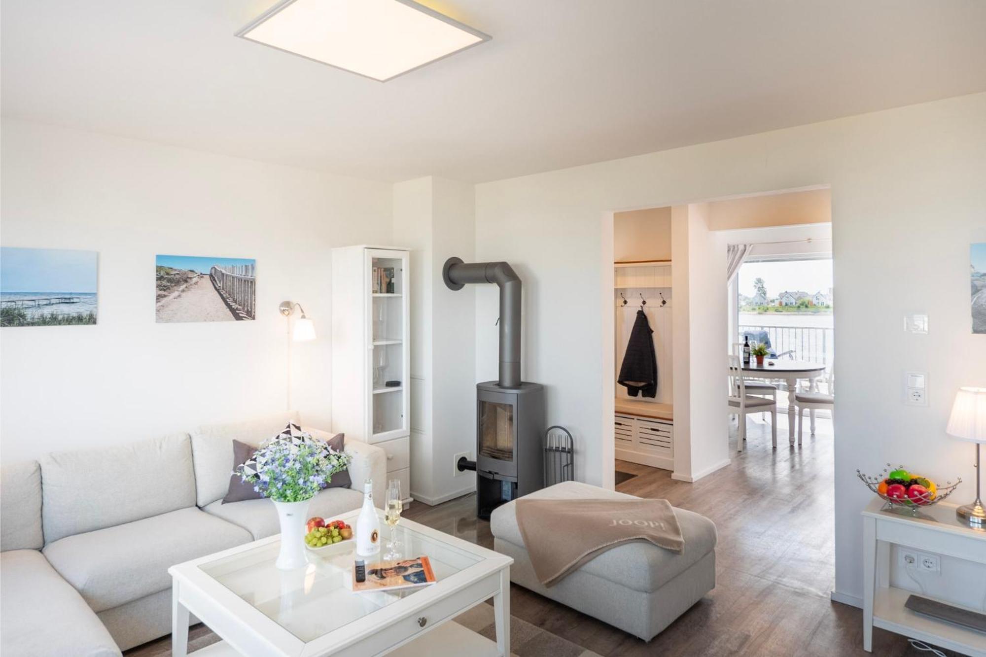 Maisonette Fewo Ostseeflair By Seeblick Ferien Oro, Erste Wasserreihe, E-Saeule Olpenitz Luaran gambar