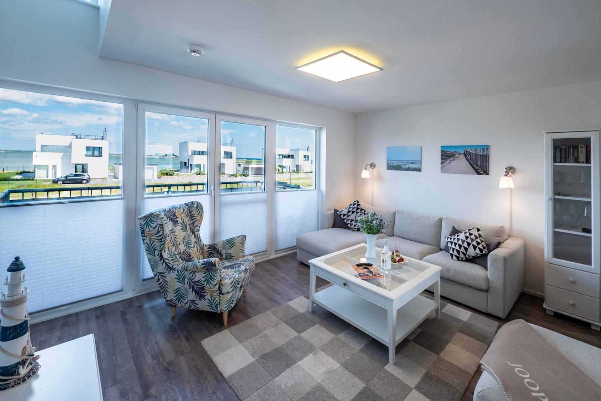 Maisonette Fewo Ostseeflair By Seeblick Ferien Oro, Erste Wasserreihe, E-Saeule Olpenitz Luaran gambar