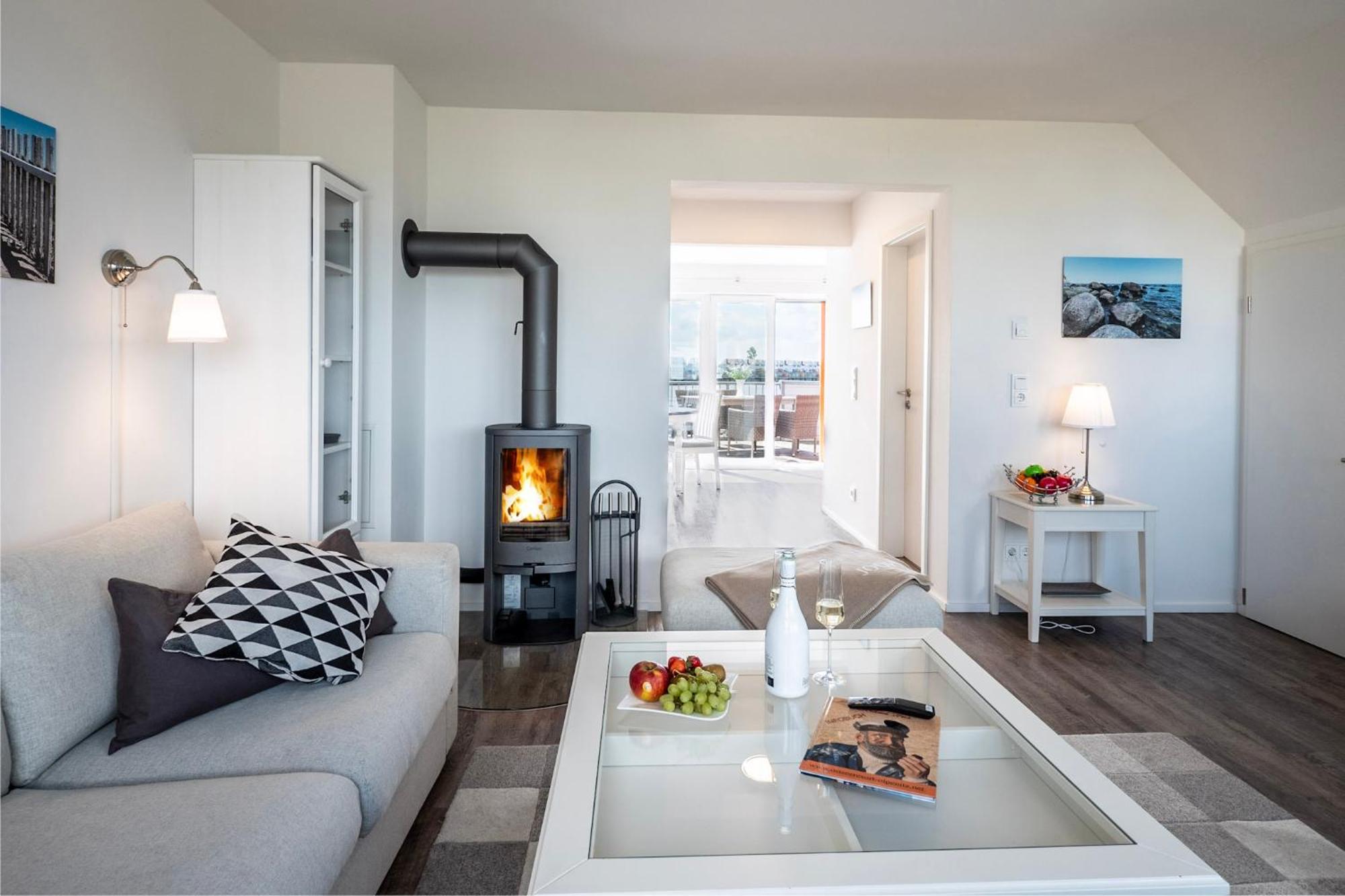 Maisonette Fewo Ostseeflair By Seeblick Ferien Oro, Erste Wasserreihe, E-Saeule Olpenitz Luaran gambar