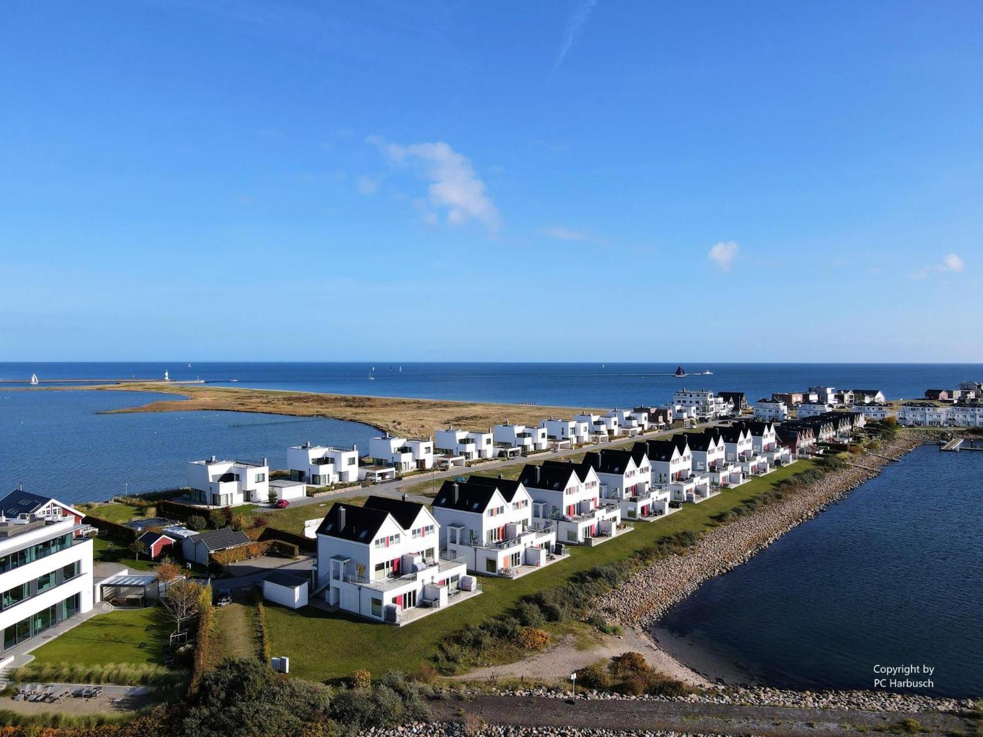 Maisonette Fewo Ostseeflair By Seeblick Ferien Oro, Erste Wasserreihe, E-Saeule Olpenitz Luaran gambar