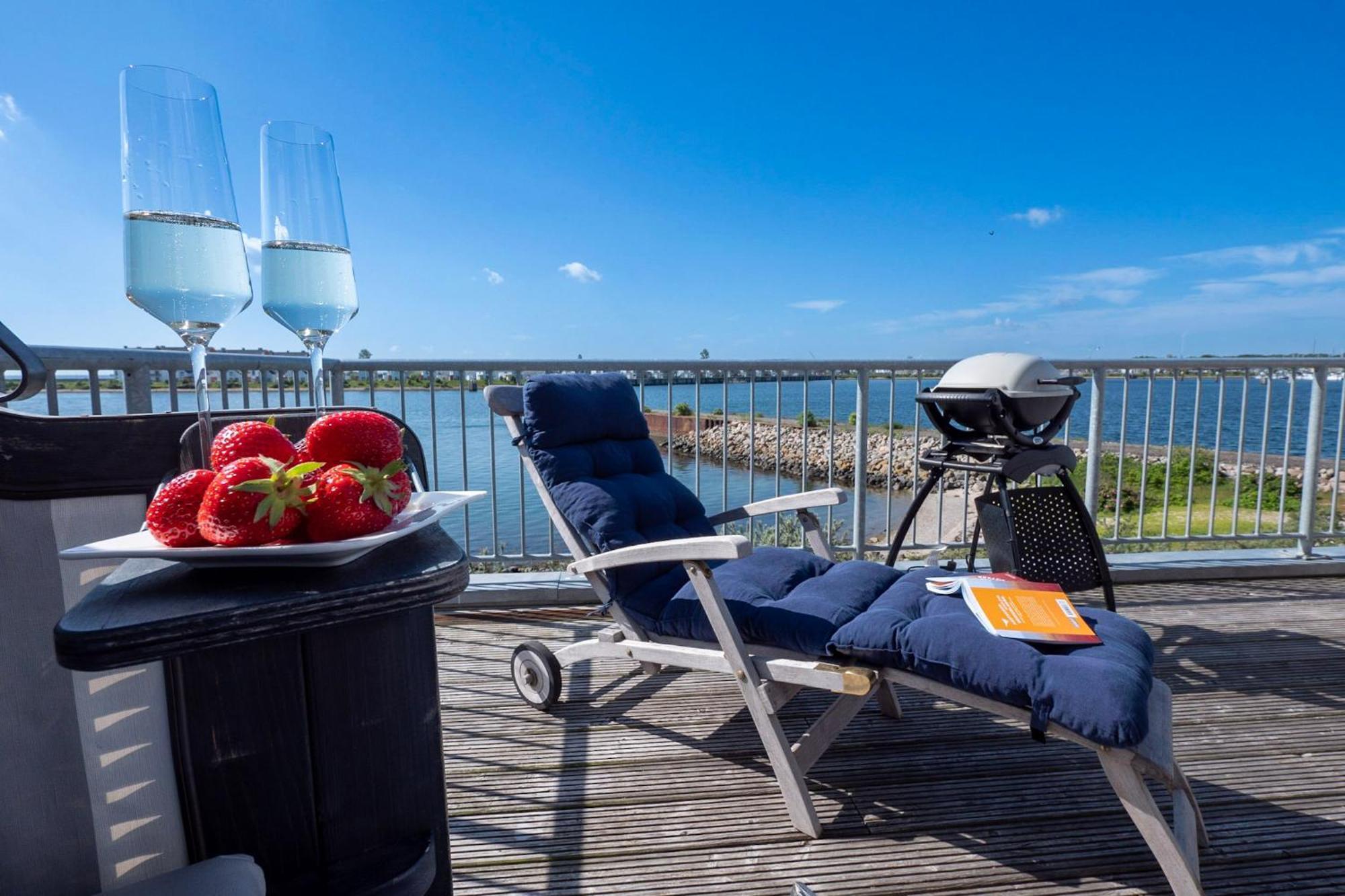 Maisonette Fewo Ostseeflair By Seeblick Ferien Oro, Erste Wasserreihe, E-Saeule Olpenitz Luaran gambar