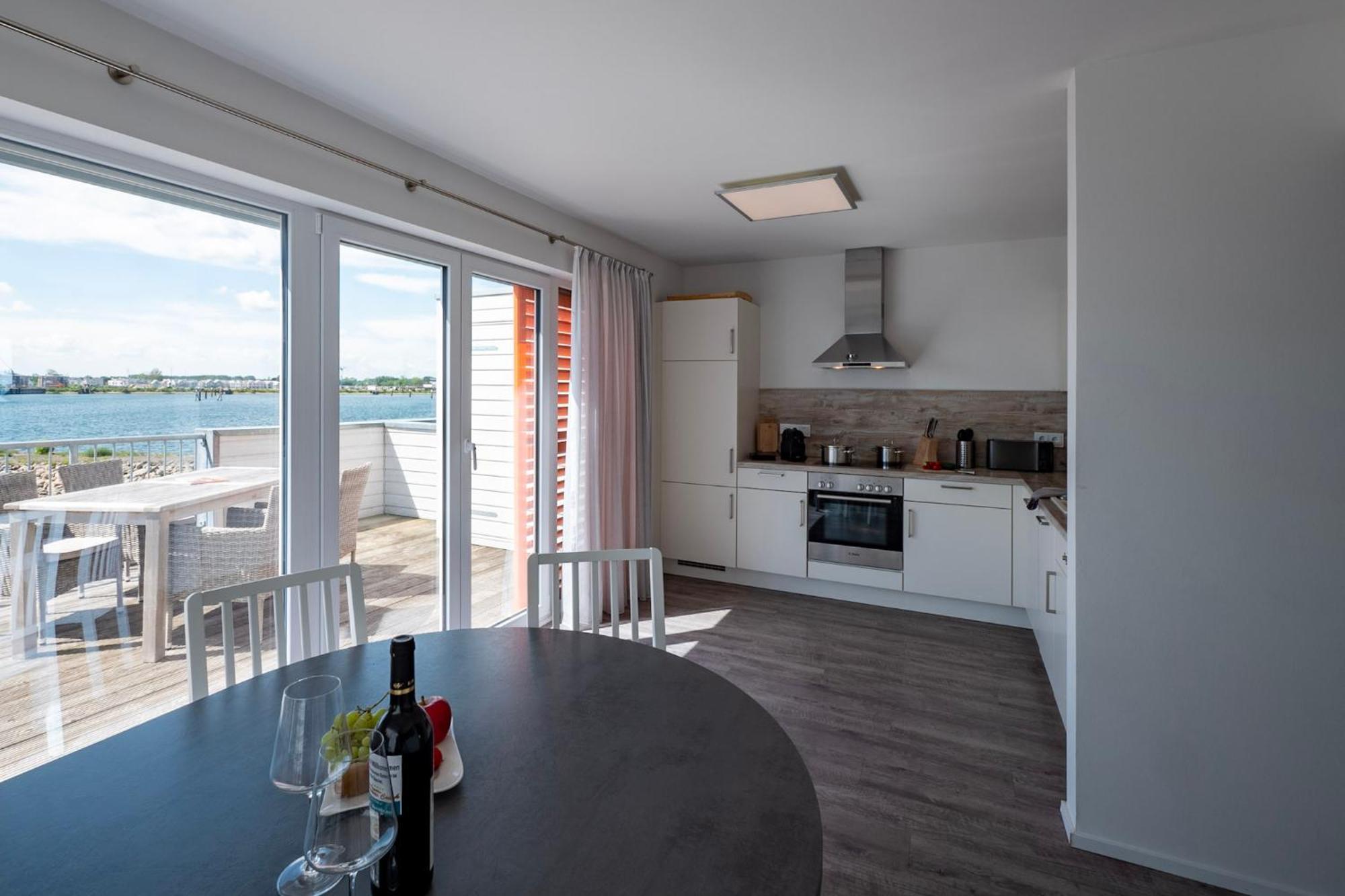 Maisonette Fewo Ostseeflair By Seeblick Ferien Oro, Erste Wasserreihe, E-Saeule Olpenitz Luaran gambar