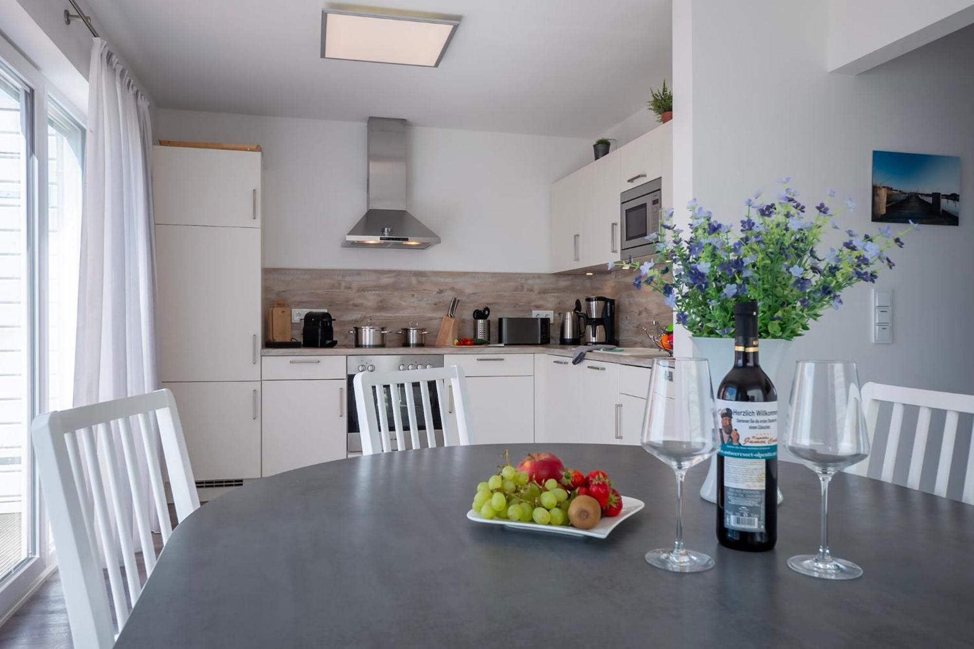 Maisonette Fewo Ostseeflair By Seeblick Ferien Oro, Erste Wasserreihe, E-Saeule Olpenitz Luaran gambar