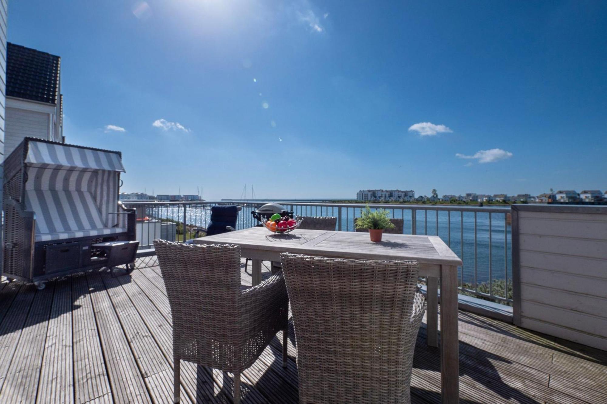 Maisonette Fewo Ostseeflair By Seeblick Ferien Oro, Erste Wasserreihe, E-Saeule Olpenitz Luaran gambar