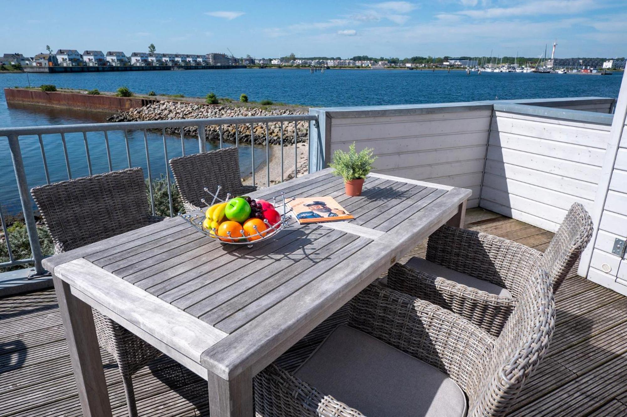 Maisonette Fewo Ostseeflair By Seeblick Ferien Oro, Erste Wasserreihe, E-Saeule Olpenitz Luaran gambar