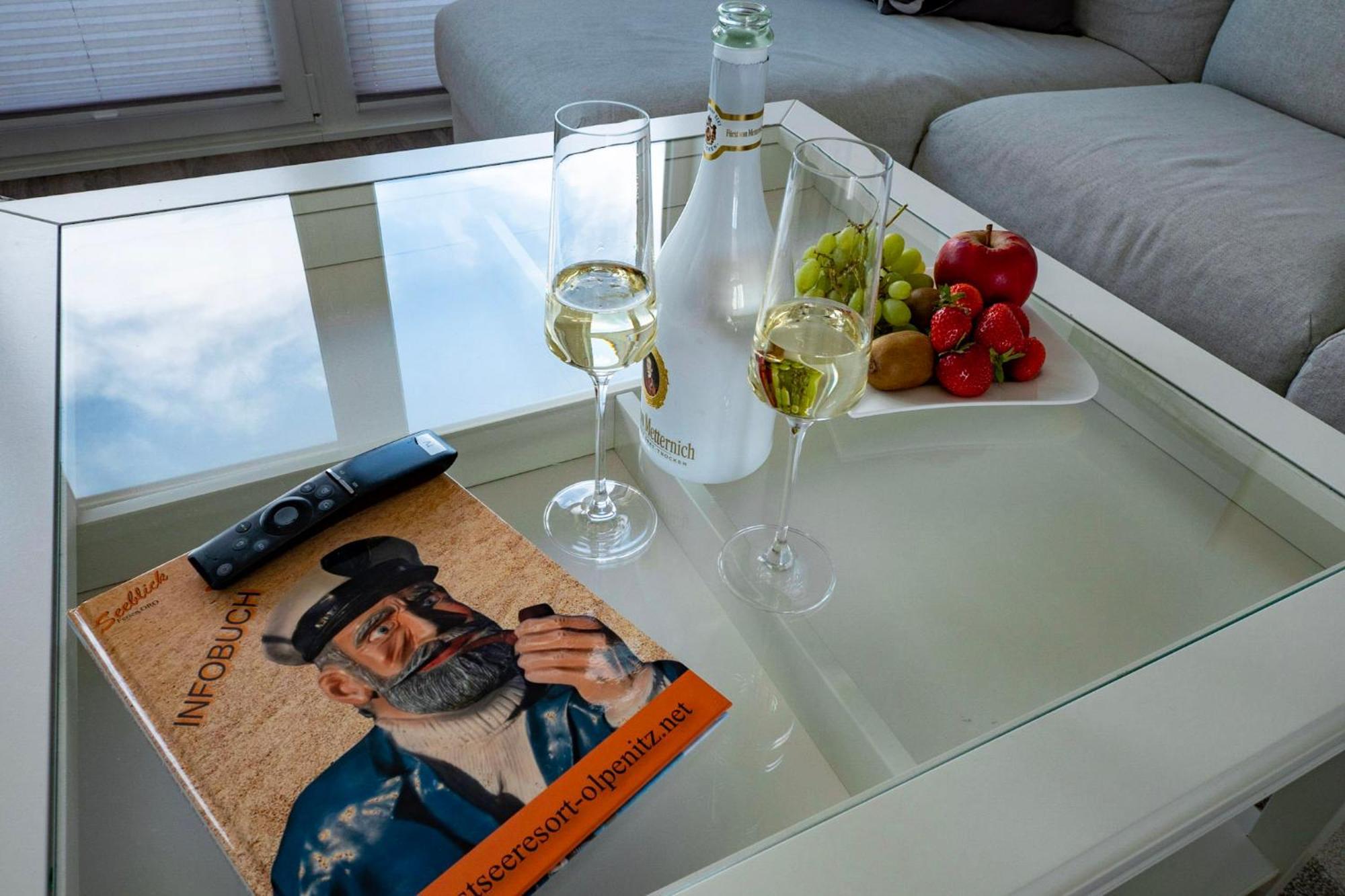 Maisonette Fewo Ostseeflair By Seeblick Ferien Oro, Erste Wasserreihe, E-Saeule Olpenitz Luaran gambar